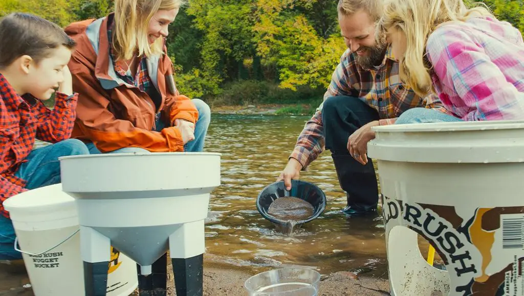 Gold Rush Nugget Bucket - A Gold Panning Kit Seen On Shark Tank!