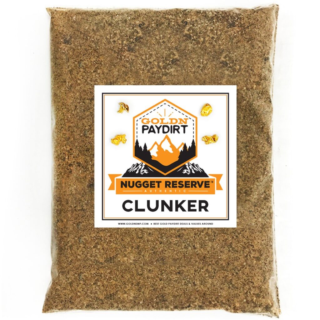 Nugget Reserve Gold Paydirt Clunker Panning Pay Dirt Bag – Gold Prospecting Concentrate